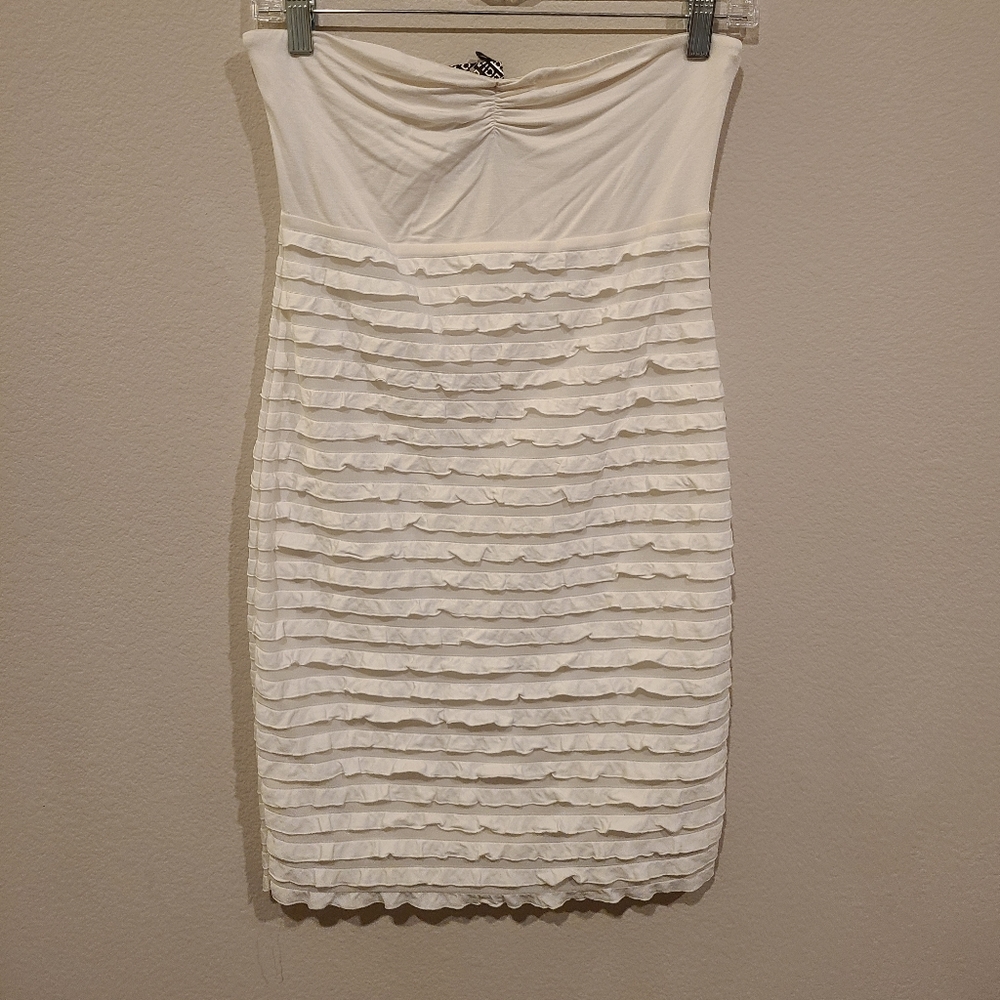 NWT White Fitted Dress